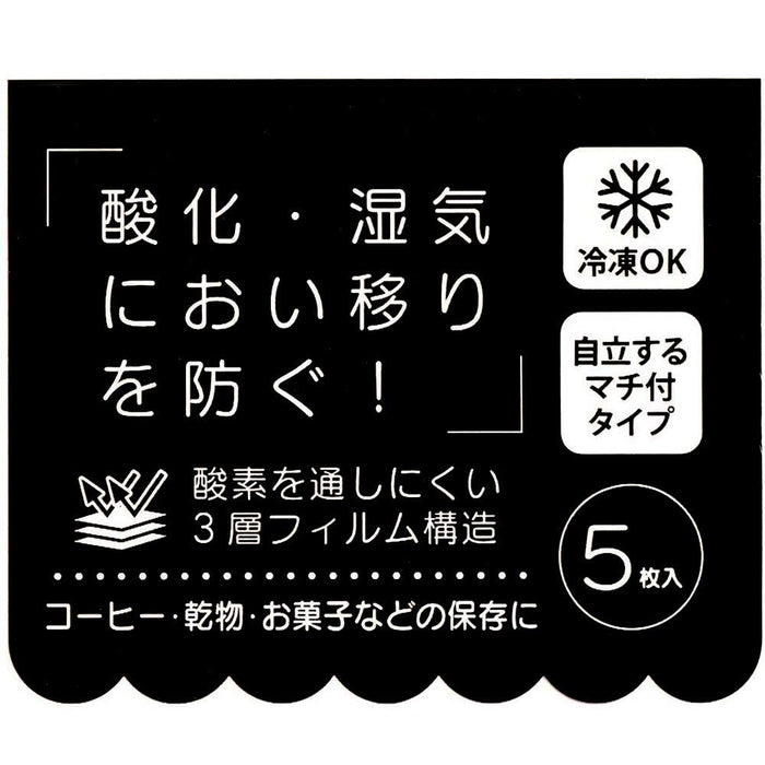 Skater Aluminum Zipper Bag Little Twin Stars Sanrio 5 Sheets Japan Caf1