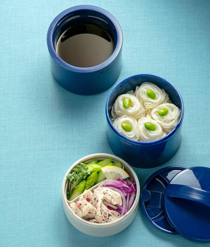 Skater Japan Cold Noodle Bento Box Lunch Box White Lrtm8