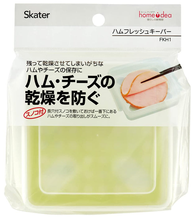 Skater Japan Cheese Storage Container Green Fkh1