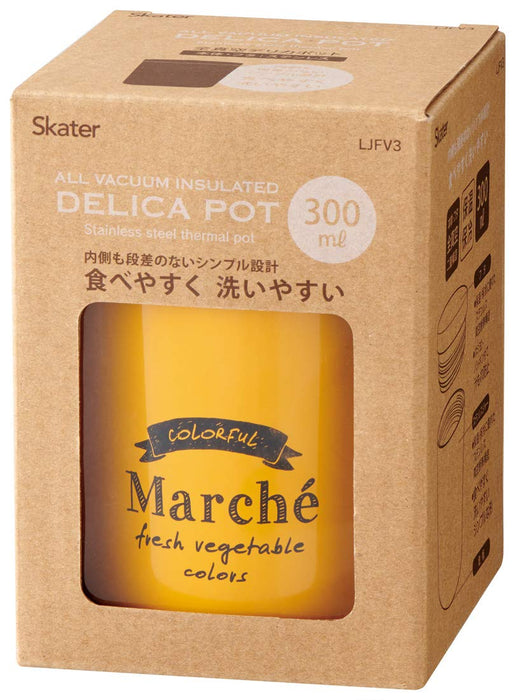 Skater Japan Thermal Insulated Soup Jar Lunch Pot Pumpkin 300Ml