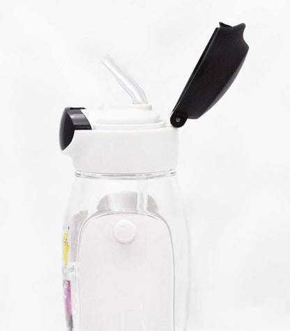 Skater 530Ml Pokemon Straw Water Bottle W/ One Push - Japan