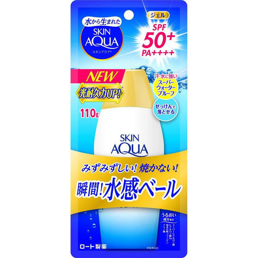 Skin Aqua Super Moisture Gel Sunscreen Bottle Spf 50 Pa 110g Japan With Love