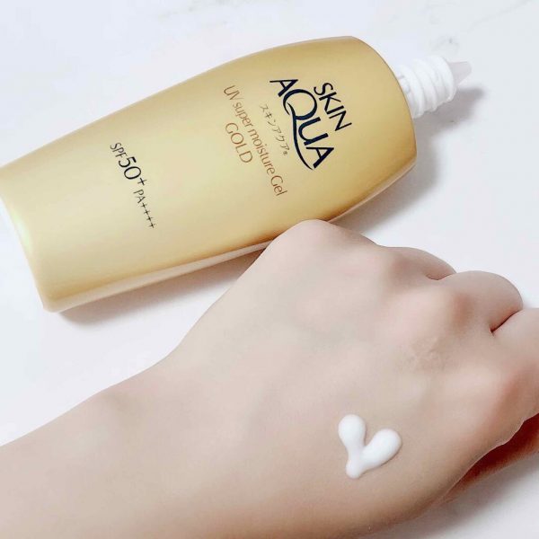 Skin Aqua Super Moisture Gel Gold Crème Solaire SPF 50+/PA++++ (110g)