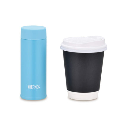 Thermos Small Capacity 120ml Light Blue Vacuum Insulated Water Bottle Pocket Mug Model