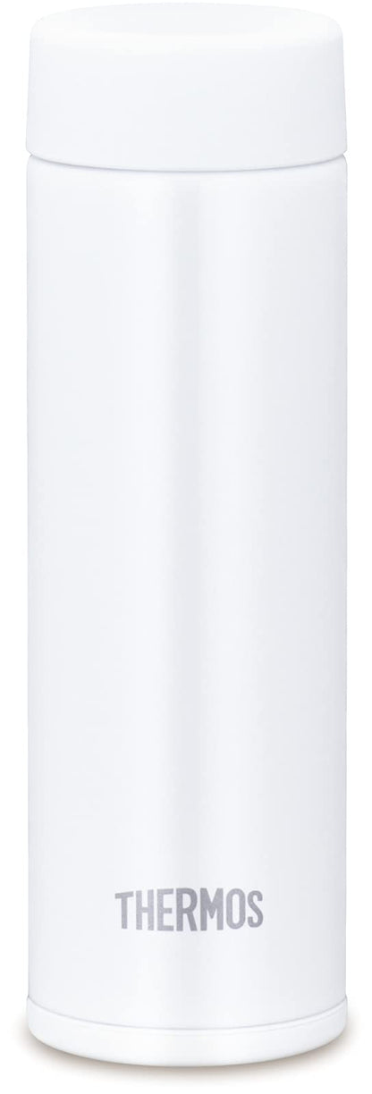 Thermos 150ml Vacuum Insulated Water Bottle Small Portable White Pocket Mug