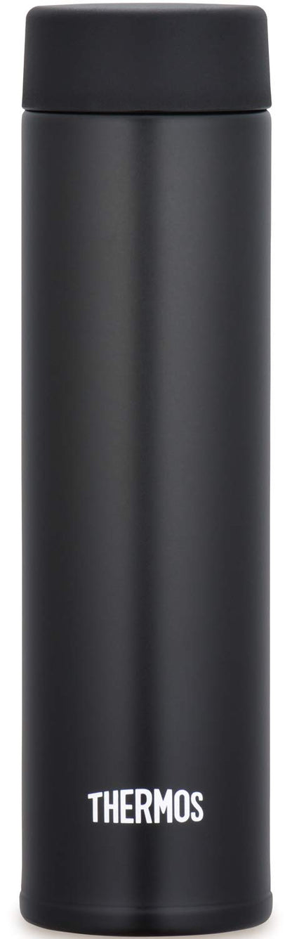 Thermos 180ml Black Vacuum Insulated Water Bottle - Small Capacity Model