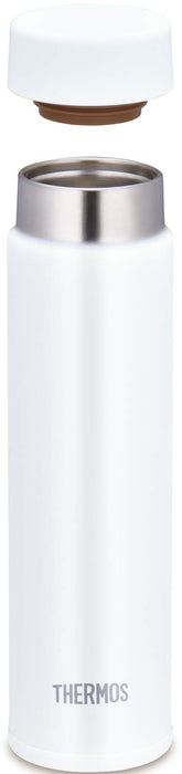 Thermos White Pocket Mug Vacuum Insulated 180ml Water Bottle - Small Capacity Model