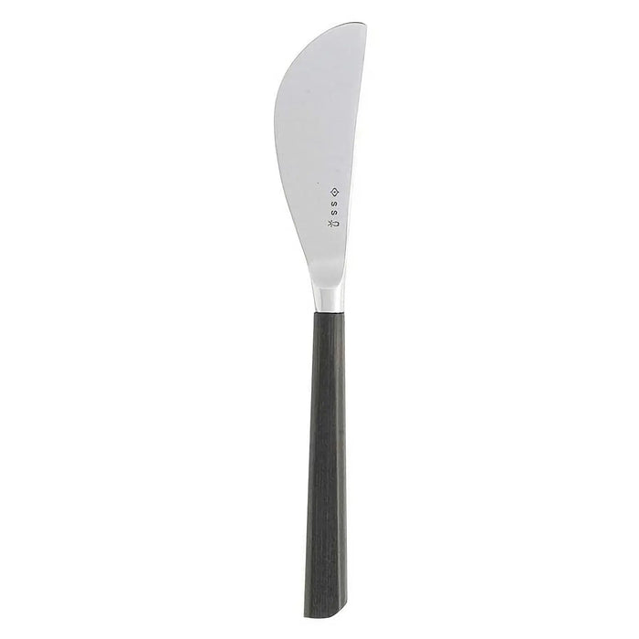 Nihon Yoshokki Japan Black Handle Butter Knife 16.8Cm