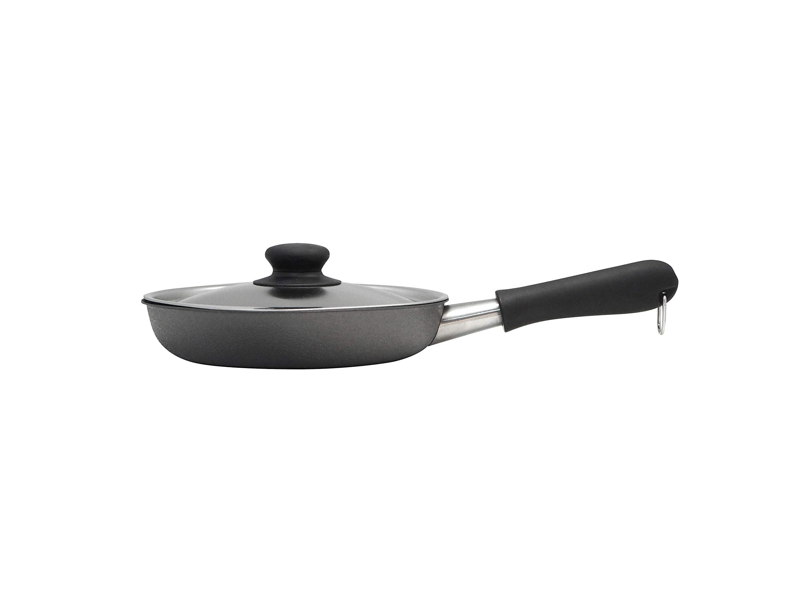 SORI YANAGI Iron Frying Pan with Lid - 18cm - Made in Japan