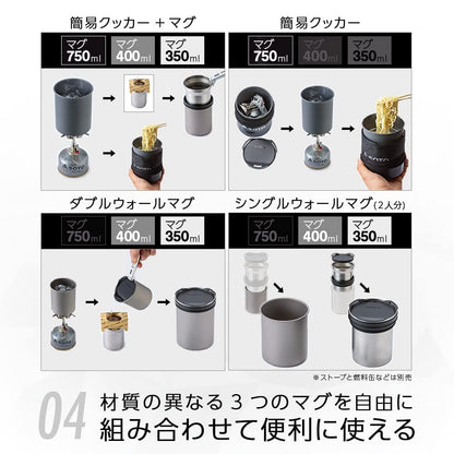 Soto Thermo Stack Cooker Combo Sod-521 Made In Japan