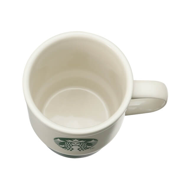Starbucks Stacking Mug Green 355ml - 日本环保型星巴克马克杯