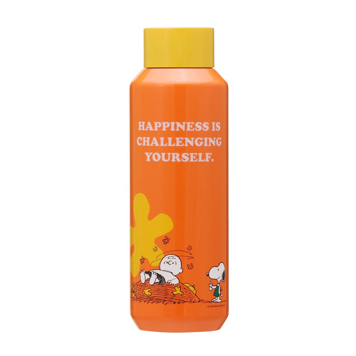Stainless Steel Bottle 473ml Orange Peanuts Charlie Brown | Japan With Love