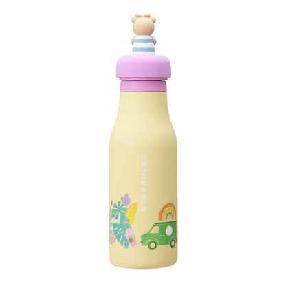 Starbucks Stainless Logo Bottle Bearista 473ml - Starbucks Cute Bottles