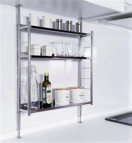 Generic Product 3-Tier Tsubamesanjo Japan Stainless Steel Spice Rack W/ Wide Tension Blindfold