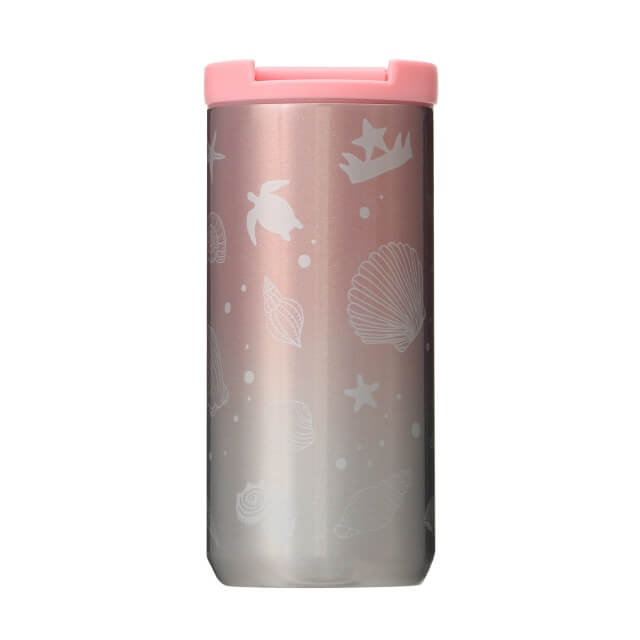 不銹鋼玻璃杯閃亮粉色 355ml - 日本星巴克