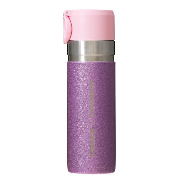 スタバ スタンレー ステンレスボトル グリッターパープル Stanley-Glitter-Purple-473Ml-