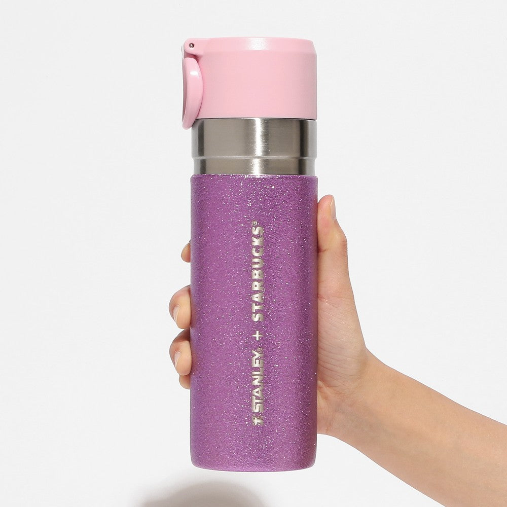 Stanley Glitter Purple 473ml Bottle | Starbucks Coffee
