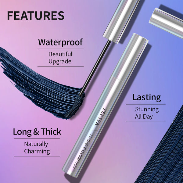 Star Design Fiber Mascara Blue Gray 6.5g 7ml