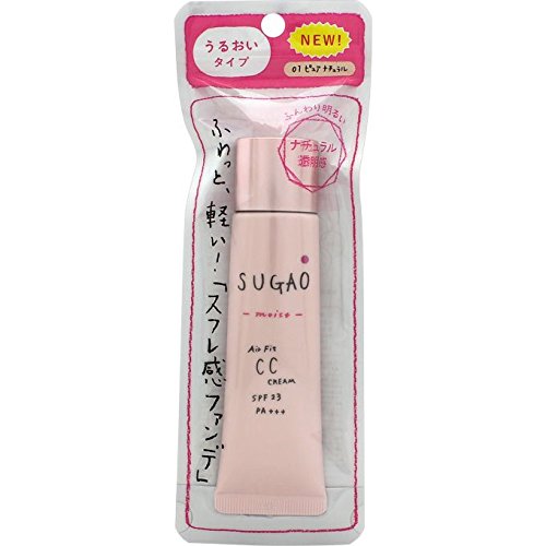 Sugao Japan Air Fit Cc Cream Moisture Natural Spf23 Pa+++ 25G
