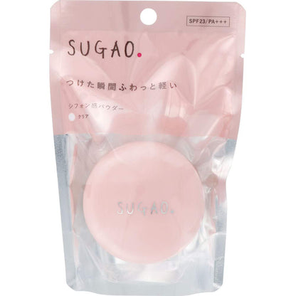 Sugao Japan Chiffon Feeling Powder Clear Tone Change Face Powder Spf23/Pa+++ 4.5G