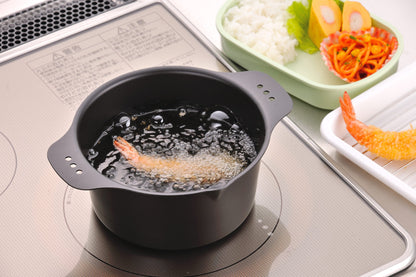 Sugiyama Metal Japan Tempura Pot Gray 8.0X22.0X17.2Cm Mini Mini