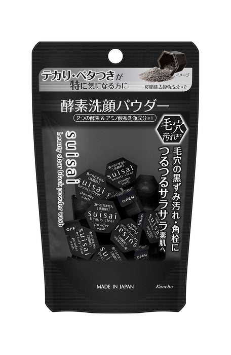 Kanebo Suisai Beauty Clear Black Powder Wash 0.4gx 15 - 日本洁面粉