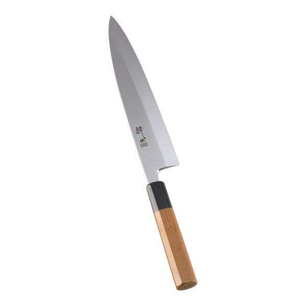 Suisin Inox Honyaki Wa Series Mioroshi-Deba Knife 240Mm