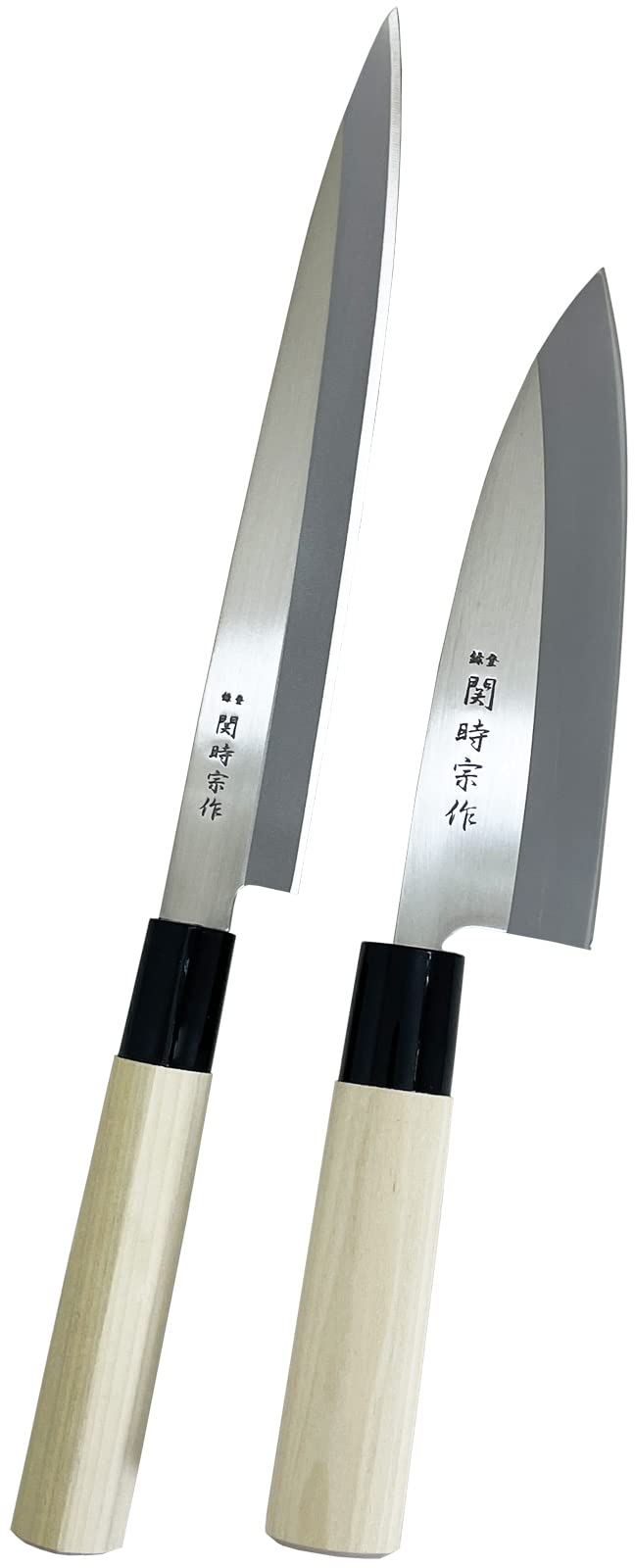 Japanese Seki Tokimune Kitchen Knife set Sashimi Yanagi Deba Made in JAPAN  300ST