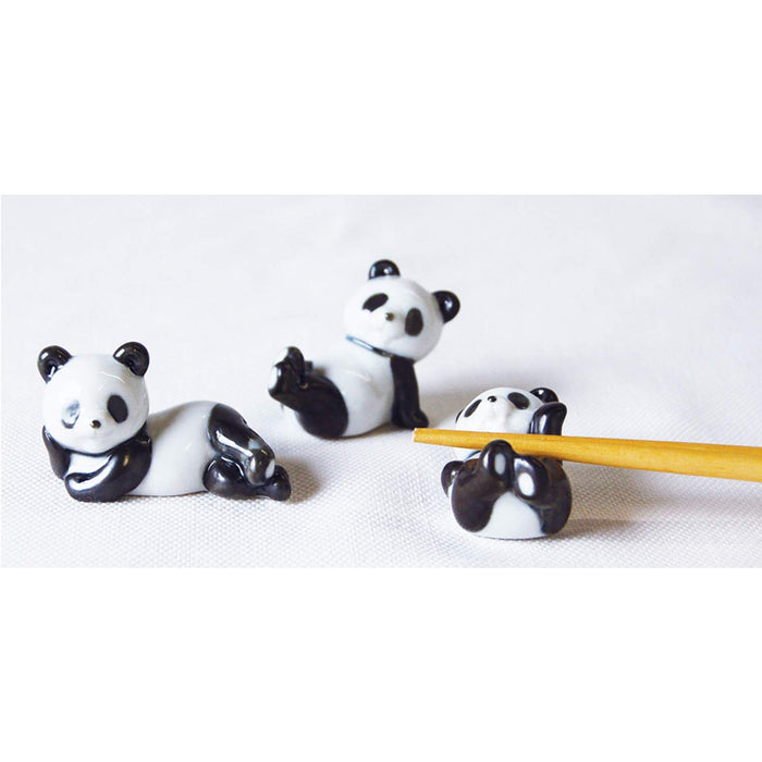 高鑫可愛熊貓日常熊貓筷架3件套日本San2021