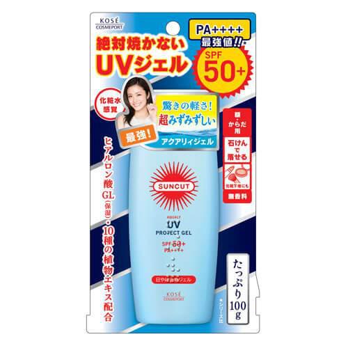 Suncut Uv Protect Gel Spf 50 100g Japan With Love