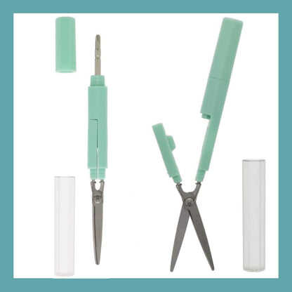 Sun-Star Stationery Light Green Stickyle Scissors Japan S3720071