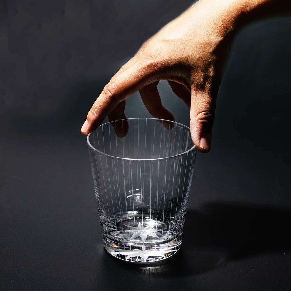 Taburō Koubou Edo Kiriko Tachistripe Old Glass Japan Tb0036-40