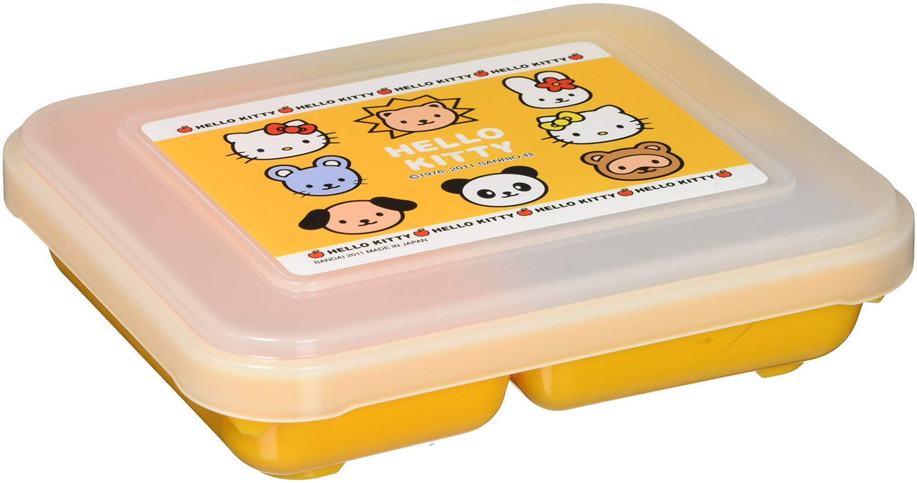 Endo Shoji Hello Kitty Kindergarten Utensil Yellow/Transparent Pr-23 Polypropylene Rtkb702 Made In Japan