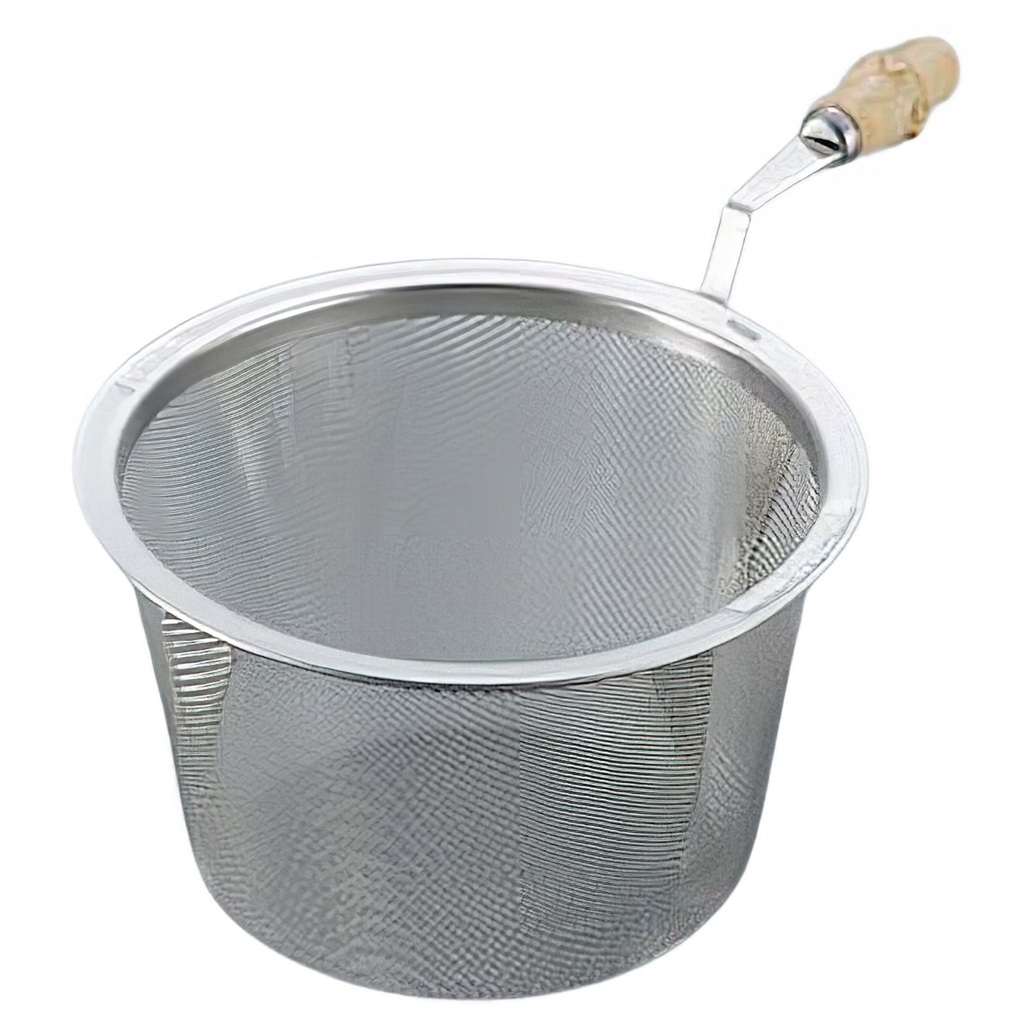 Takekoshi Stainless Steel Tea Strainer Bamboo Handle 82-87mm