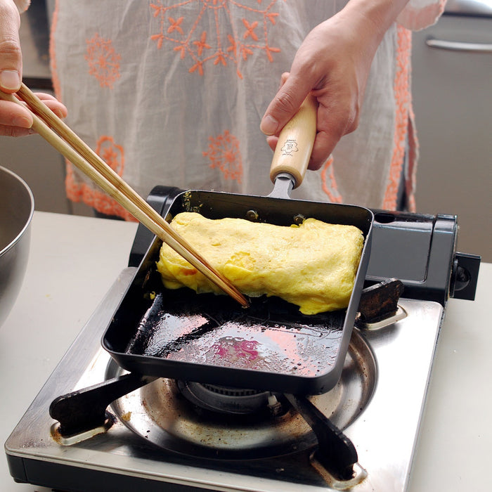 Takumi Japan Magma Plate Iron Tamagoyaki Rolled Omelette Pan Large
