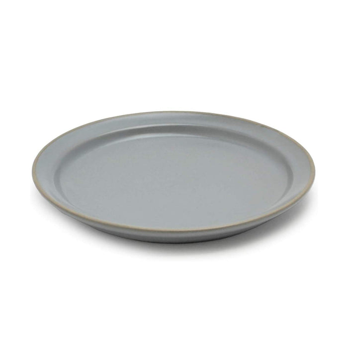Tamaki 盘子 M 边线 灰色 20 厘米直径 2.2 厘米高 适用于微波炉和洗碗机 日本 T-788516