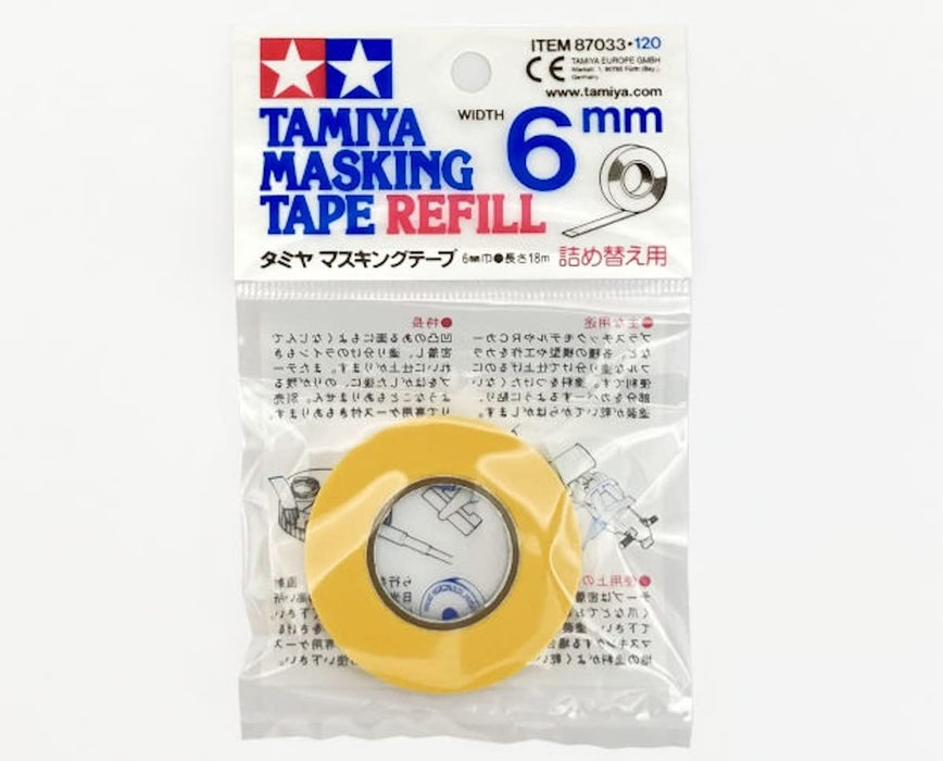 Tamiya Japan Makeup Material Series Masking Tape 6Mm Refill 87033
