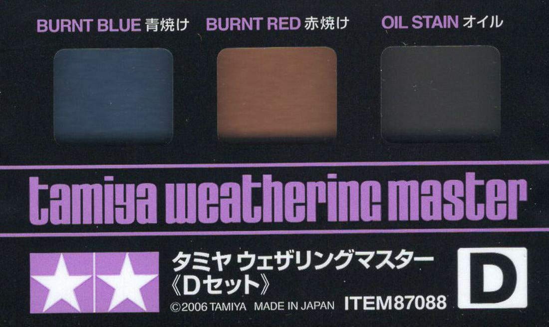 Tamiya 87088 Makeup Material Series Blue Burn Weathering Master D From Japan