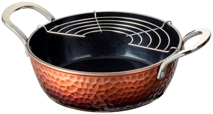 Taniguchi-Metal Japan Ih Tempura Pan Mallet Forging 22Cm