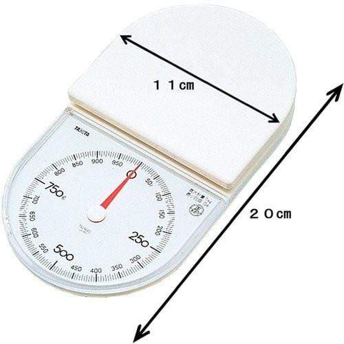 Tanita 1Kg Mechanical Slim Kitchen Scale Red From Japan