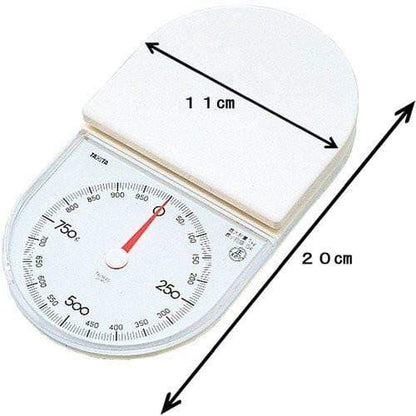 Tanita Japan 1Kg Mechanical Kitchen Scale White - Non-Electric