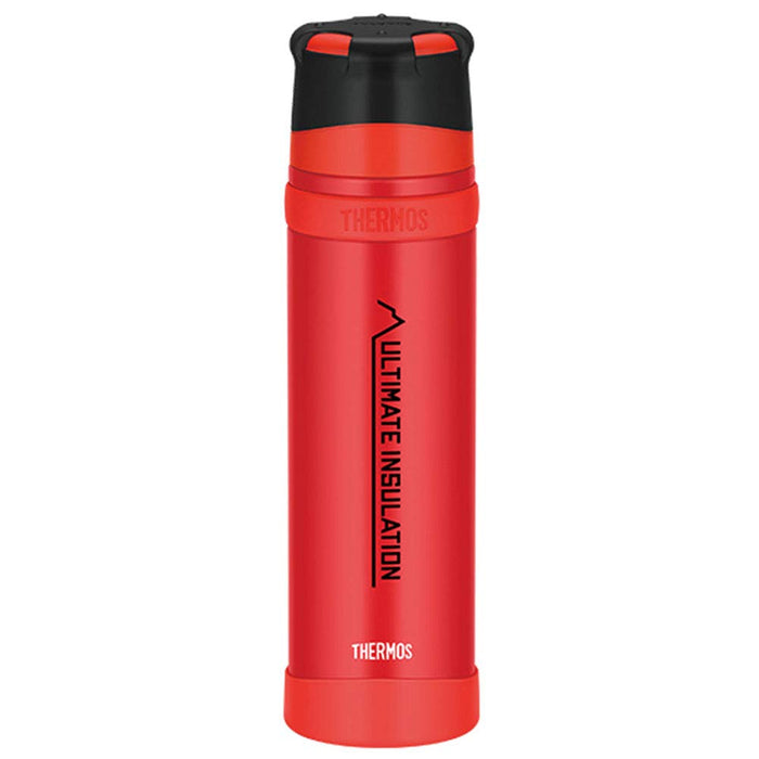 Thermos Mountain 900Ml Matte Red Stainless Steel Bottle Ffx-901