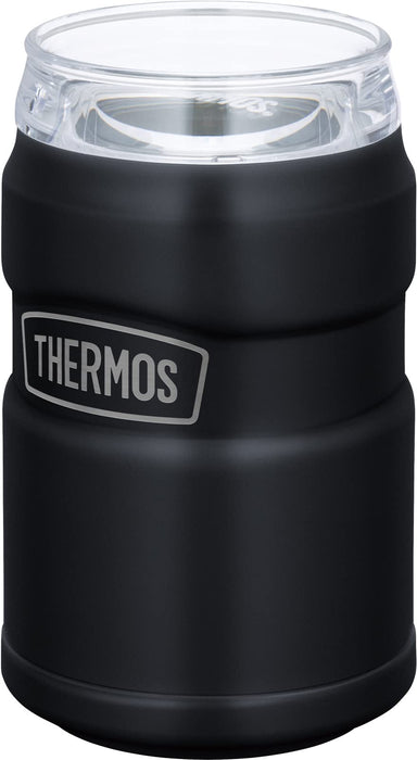 Thermos Outdoor Series Matte Black Cold Can Holder for 350ml 2-Way Type Rod-0021 Mtbk