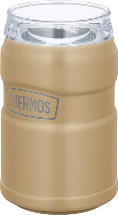 Thermos 2Way Cold Can Holder 350ml Capacity Outdoor Series Sand Beige Rod-0021