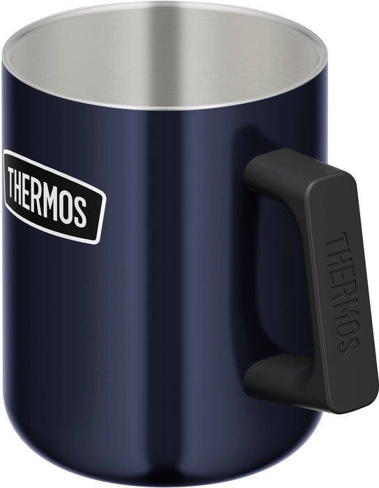 Thermos 450ml 真空隔熱戶外系列午夜藍馬克杯