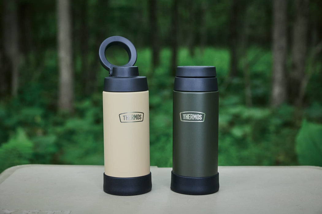 Thermos 500ml Vacuum Insulated Water Bottle Mobile Mug Outdoor Series Khaki