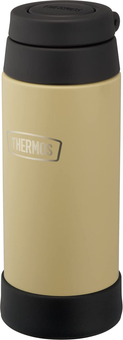 Thermos Outdoor Vacuum Insulated Mobile Mug 500ml Water Bottle in Sand Beige