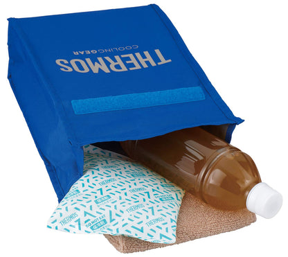 Thermos Blue Silver 3L Sports Cooling Bag with Ice Pack