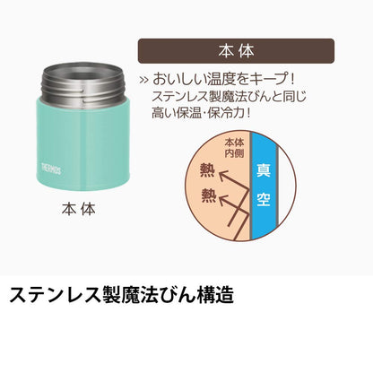 Thermos Jbq-301 Mint Vacuum Insulated Lunch Jar 300Ml | Made In Japan
