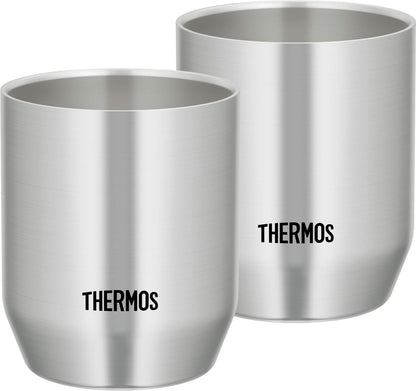Thermos Vacuum Insulated Cup 360Ml Stainless Steel Set Of 2 Japan Jdh-360P